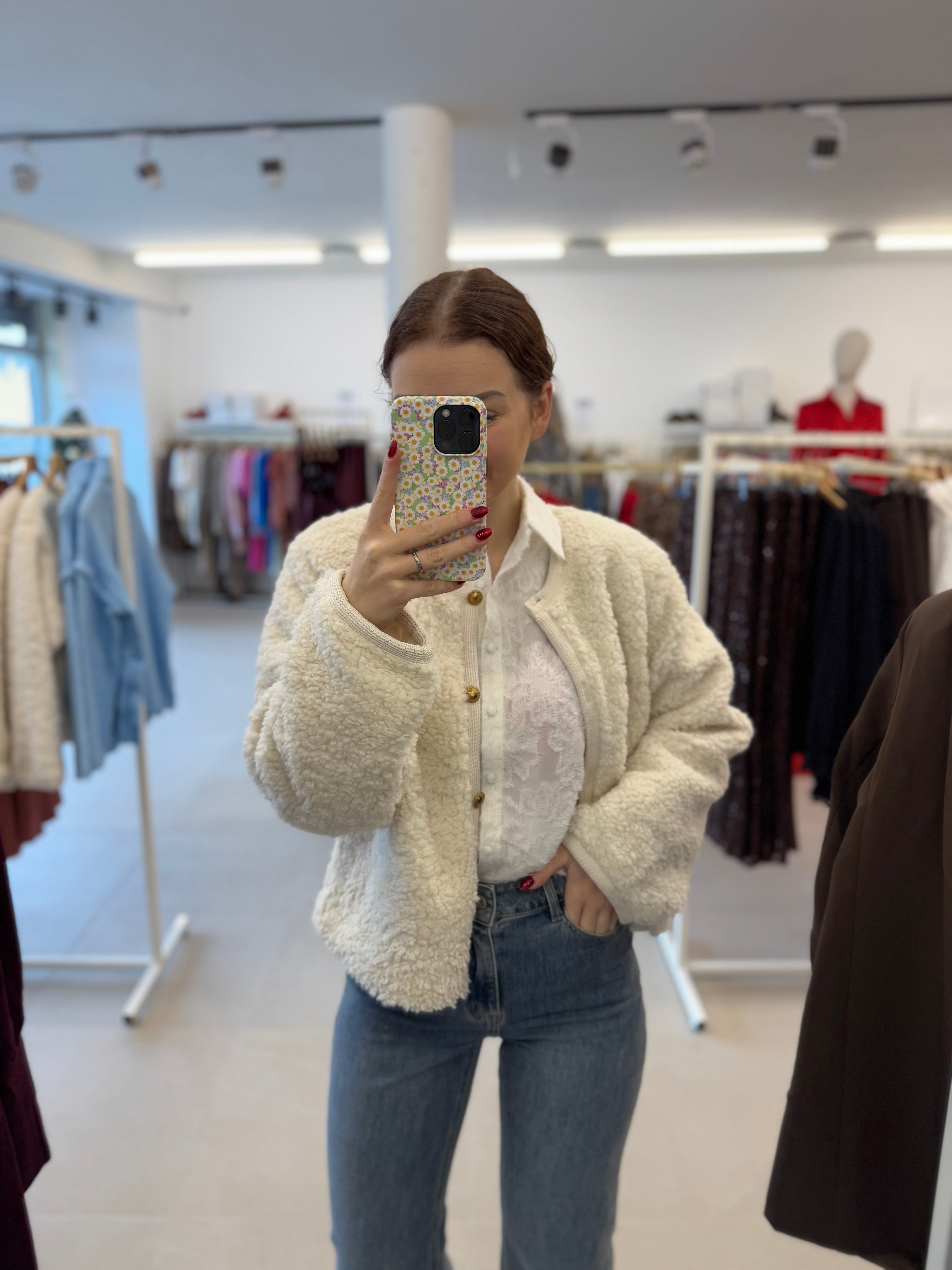 Teddy jacket - Cream