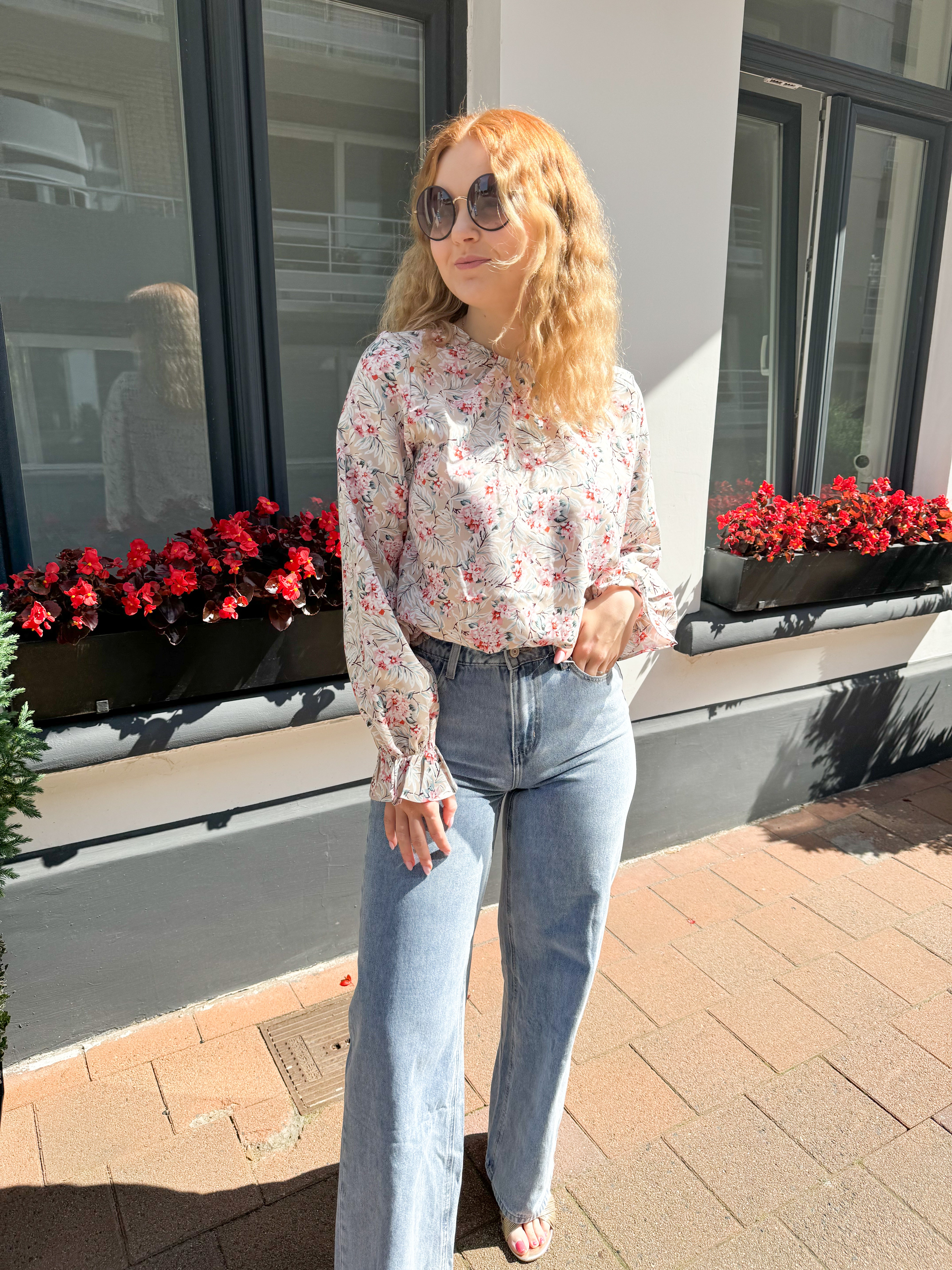 Fanny blouse - Flower Print