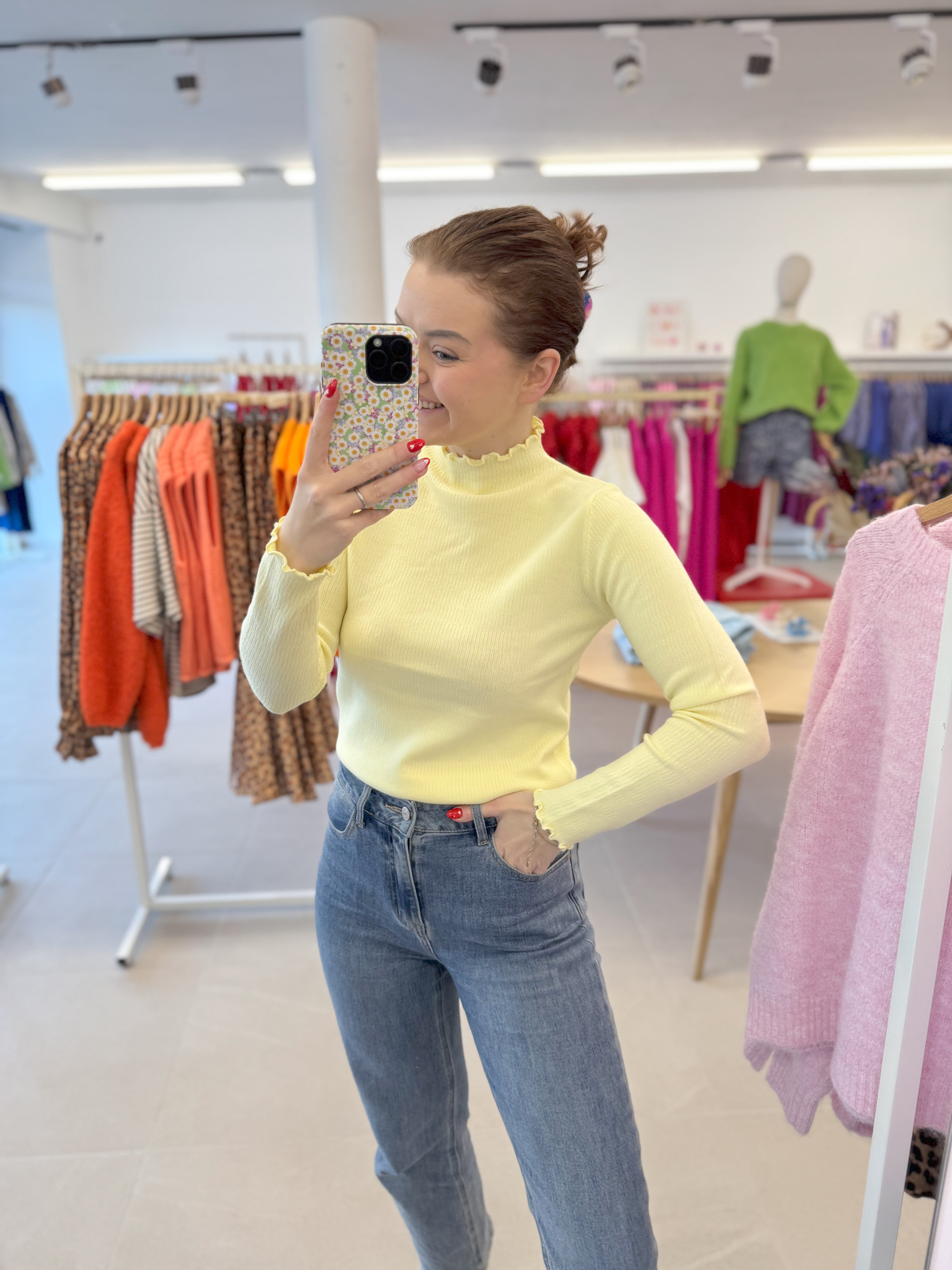 Daisy longsleeve - Yellow