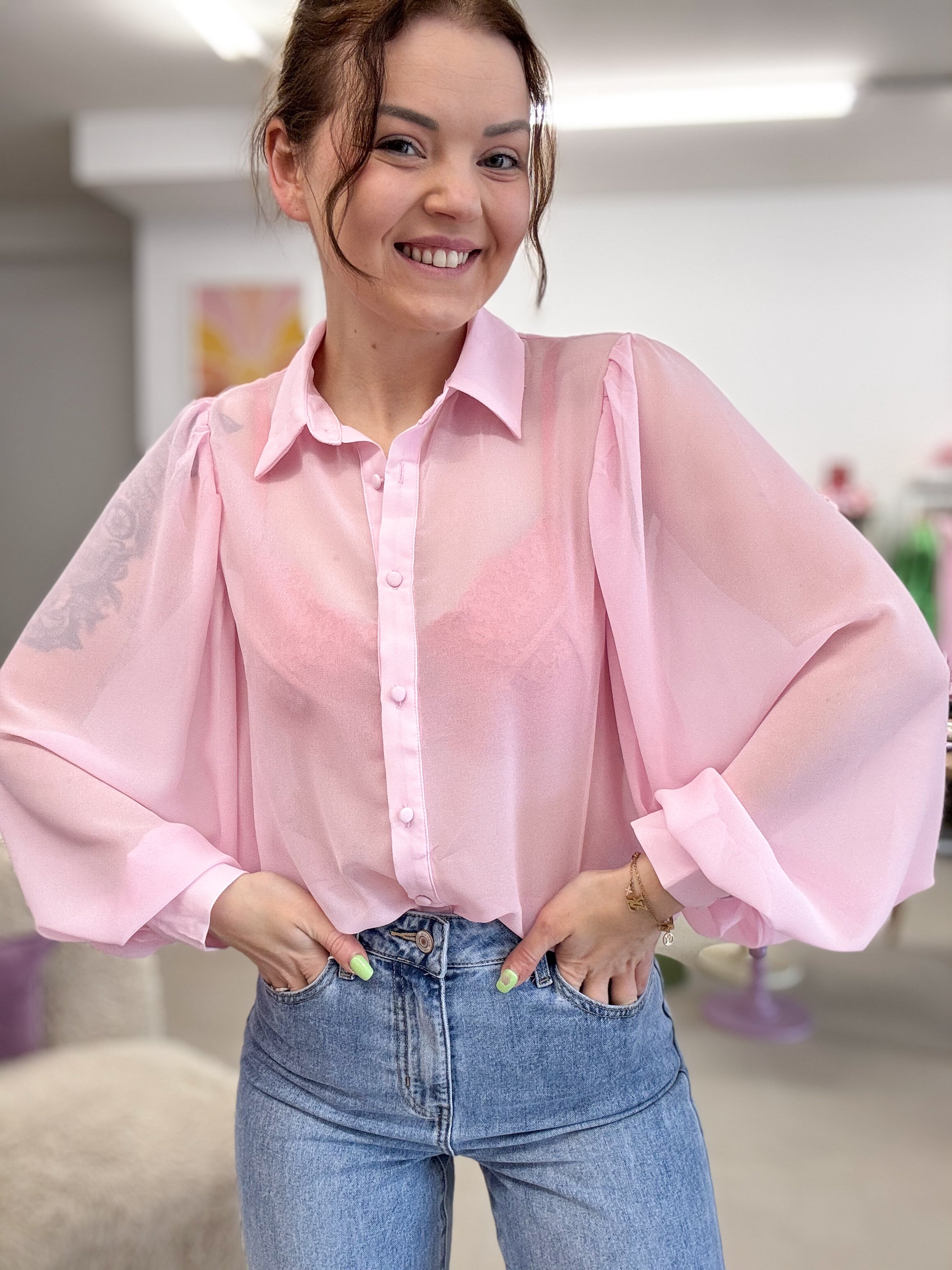 Ana blouse - Rose