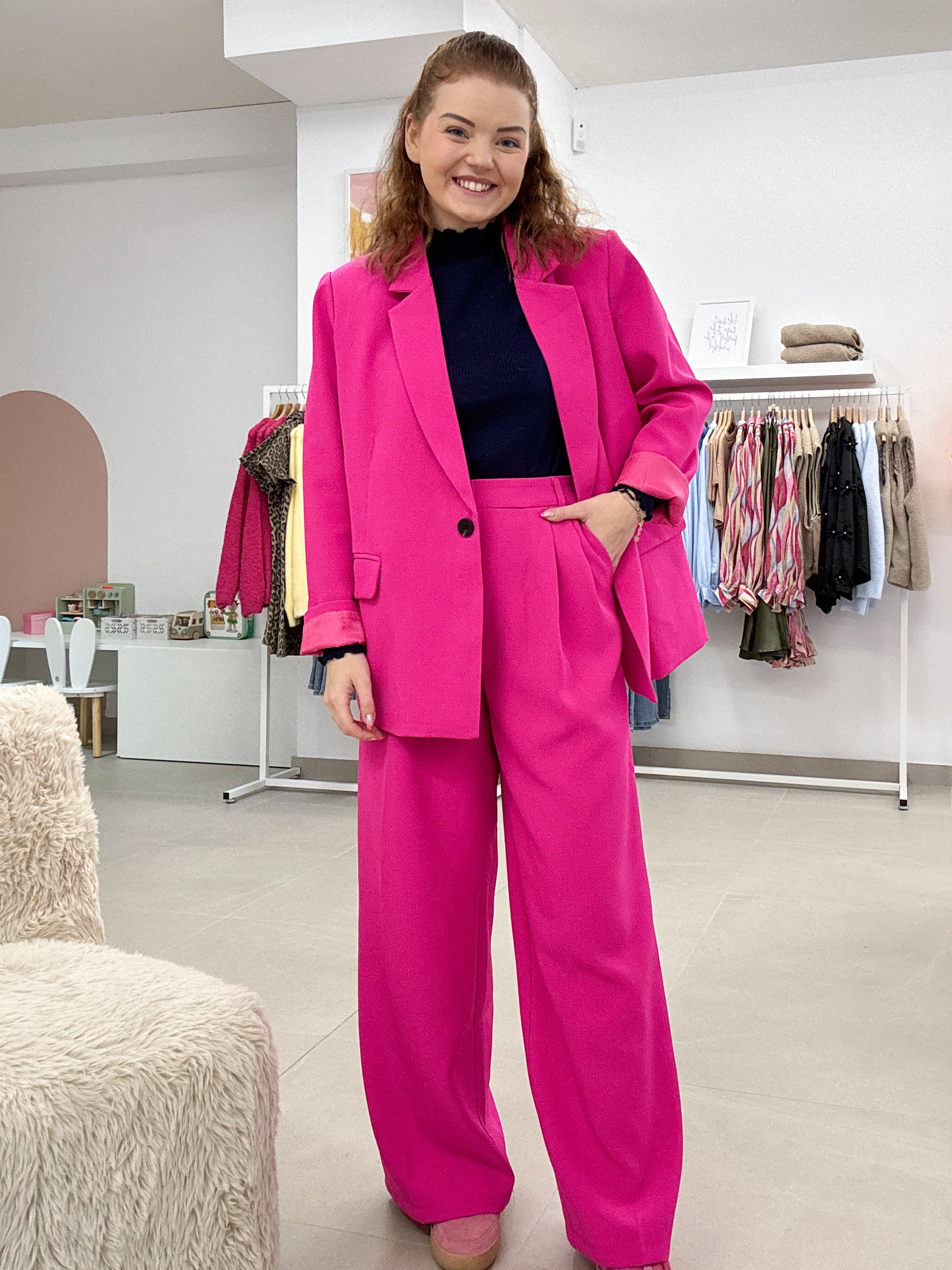 Spring blazer - Fuchsia