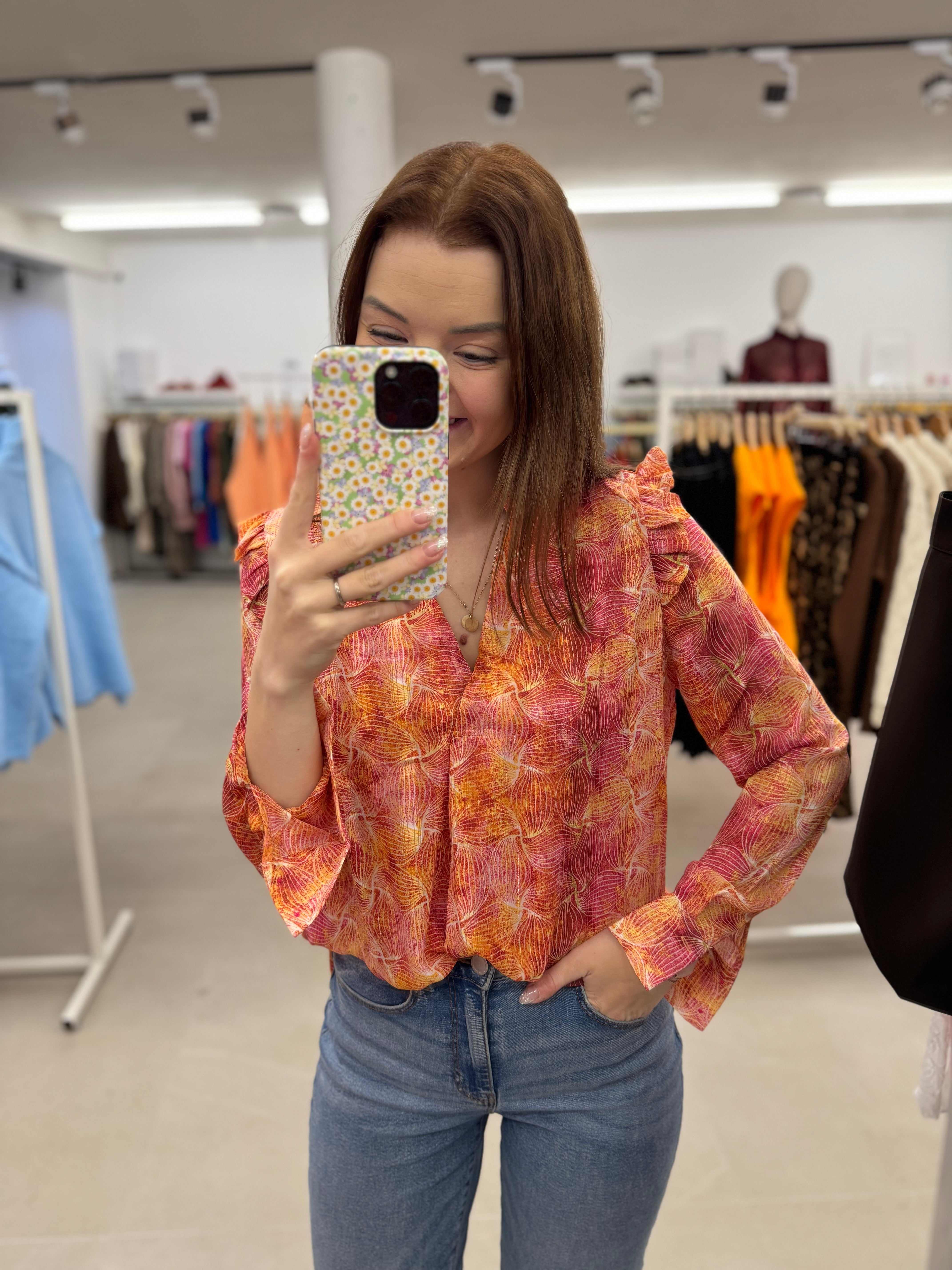 Lio blouse - Orange