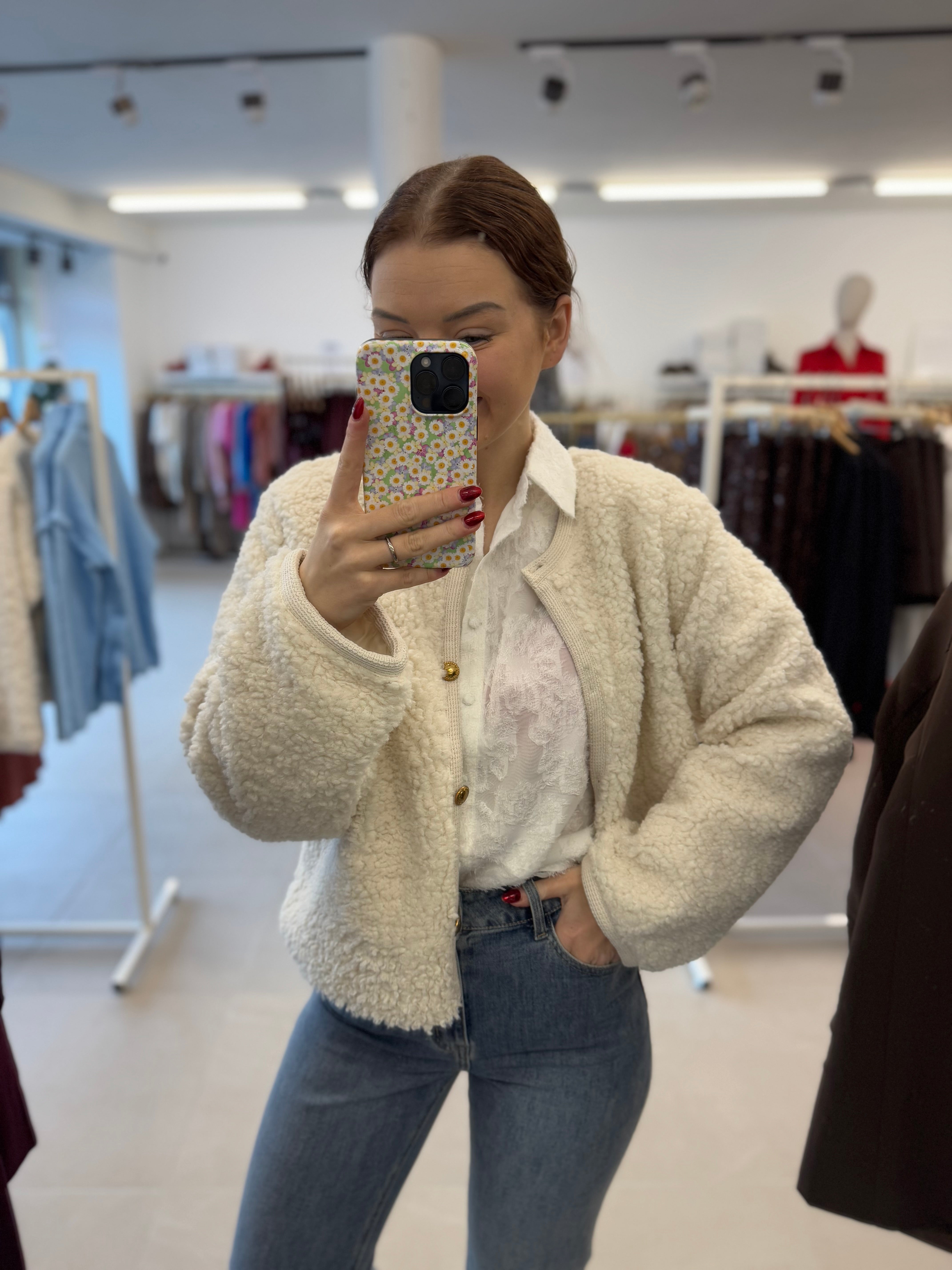 Teddy jacket - Cream