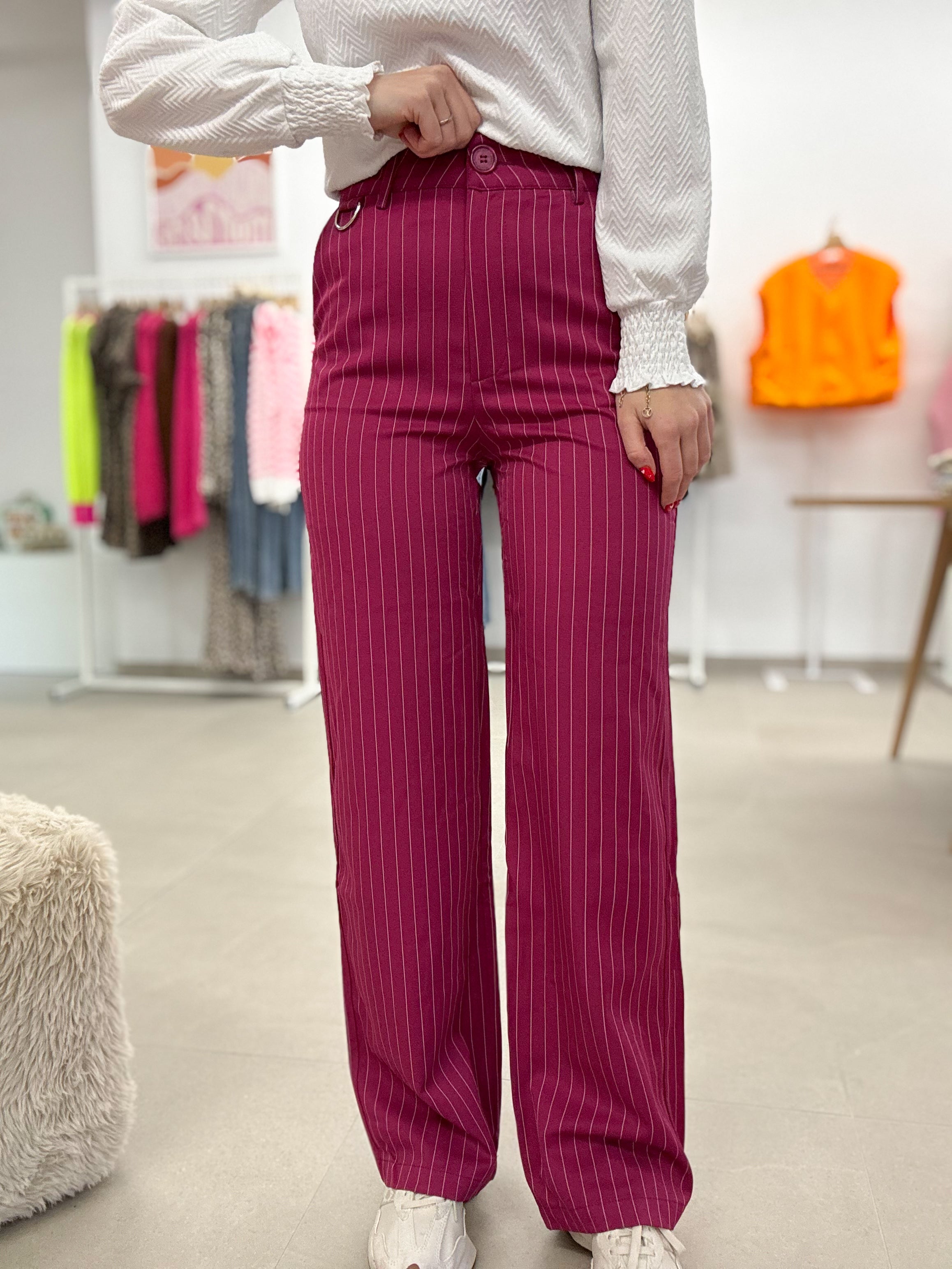 Trouser Billie - Plum