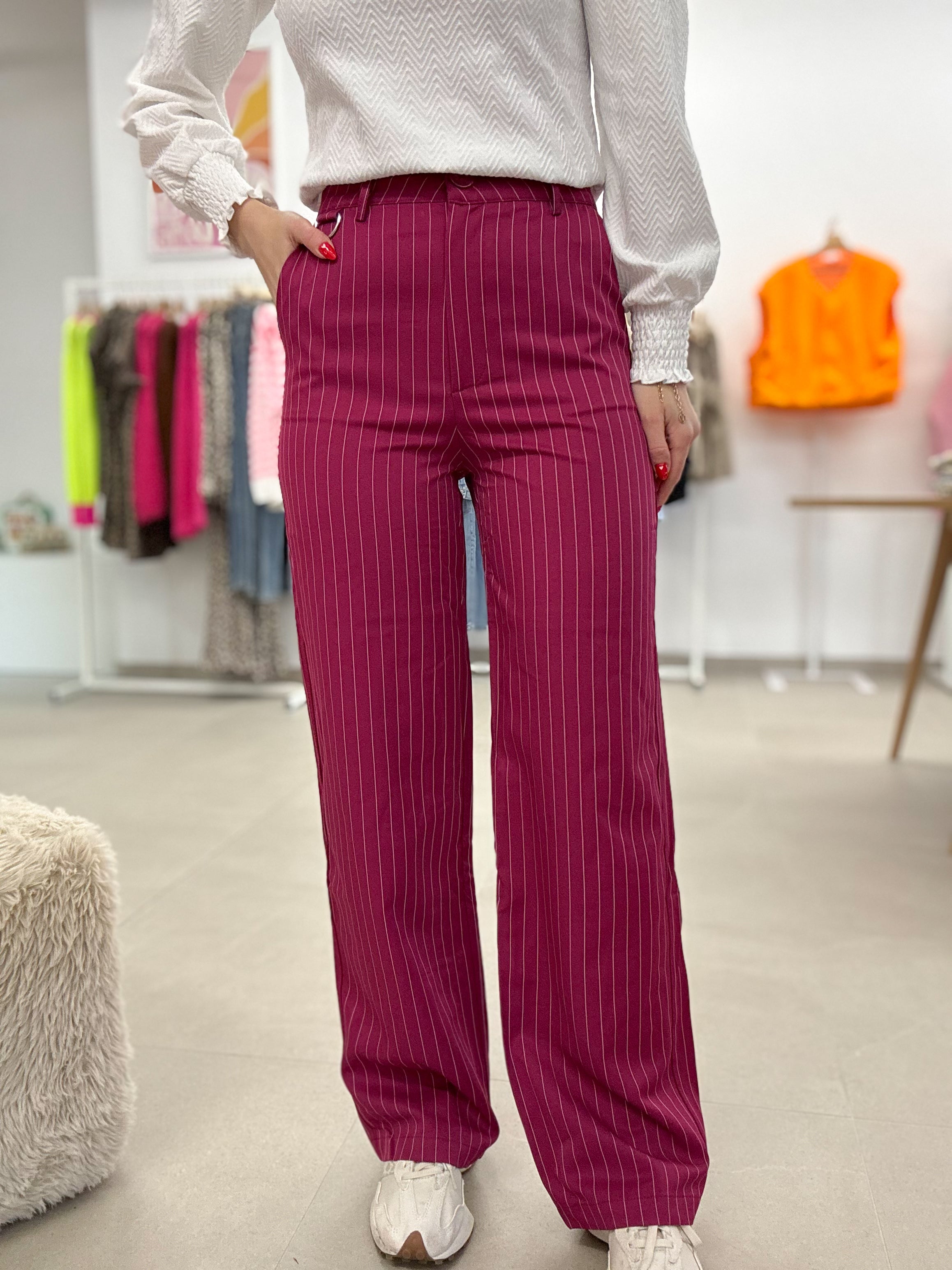 Trouser Billie - Plum