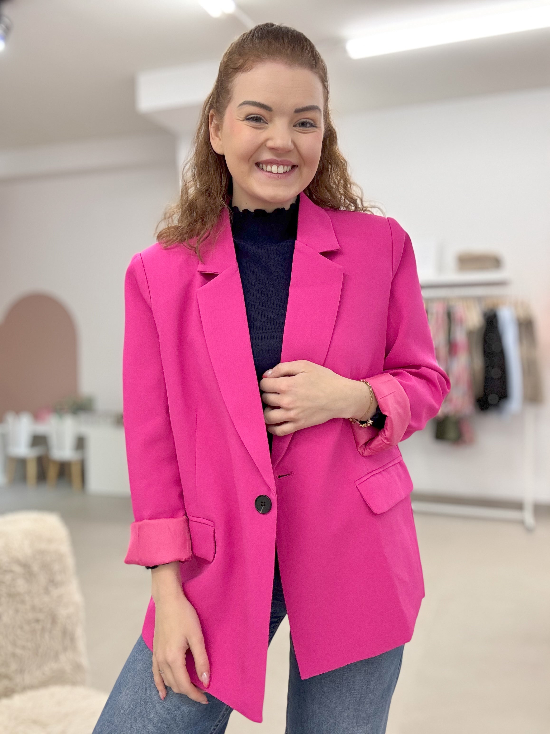 Spring blazer - Fuchsia