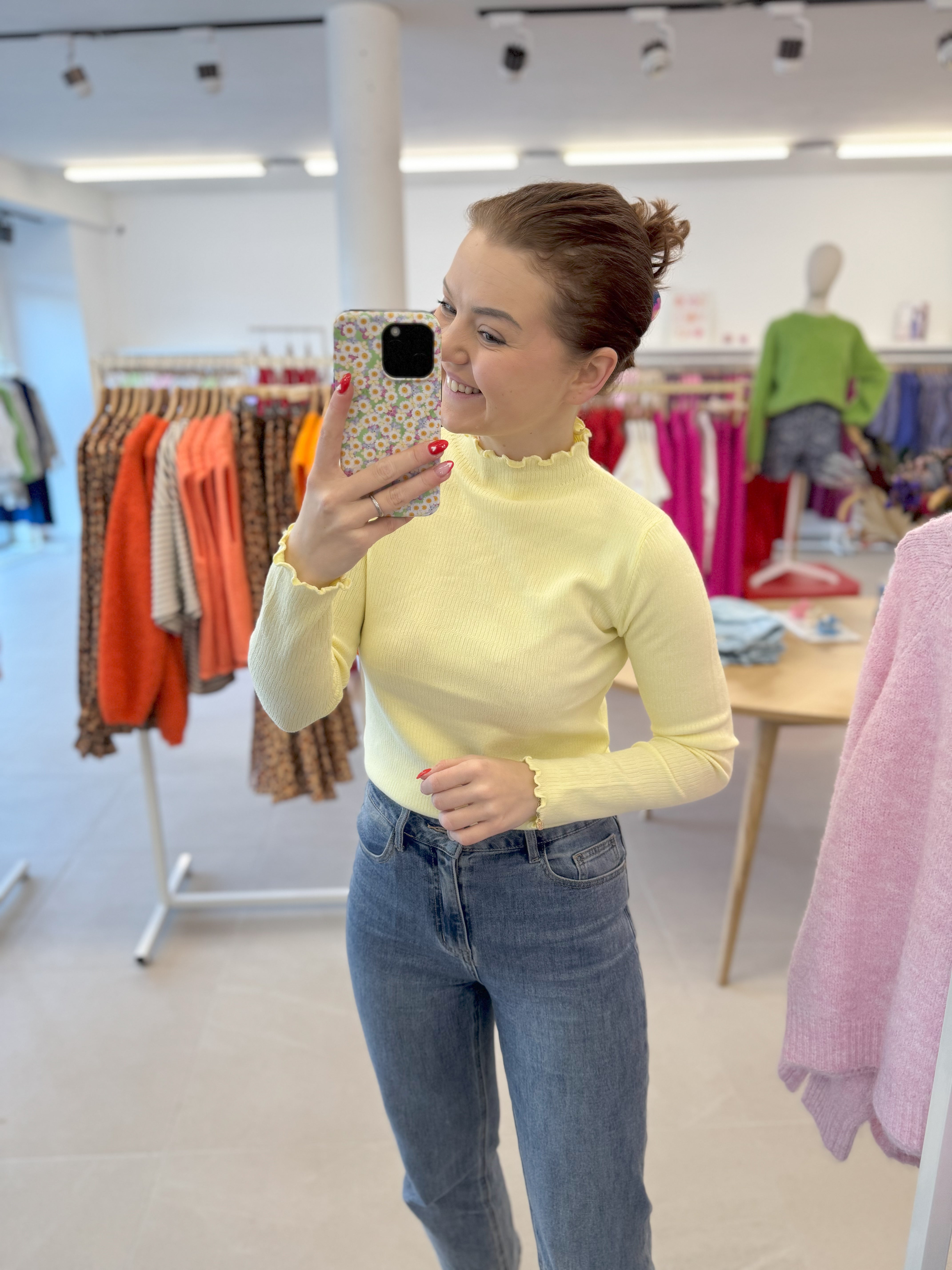 Daisy longsleeve - Yellow