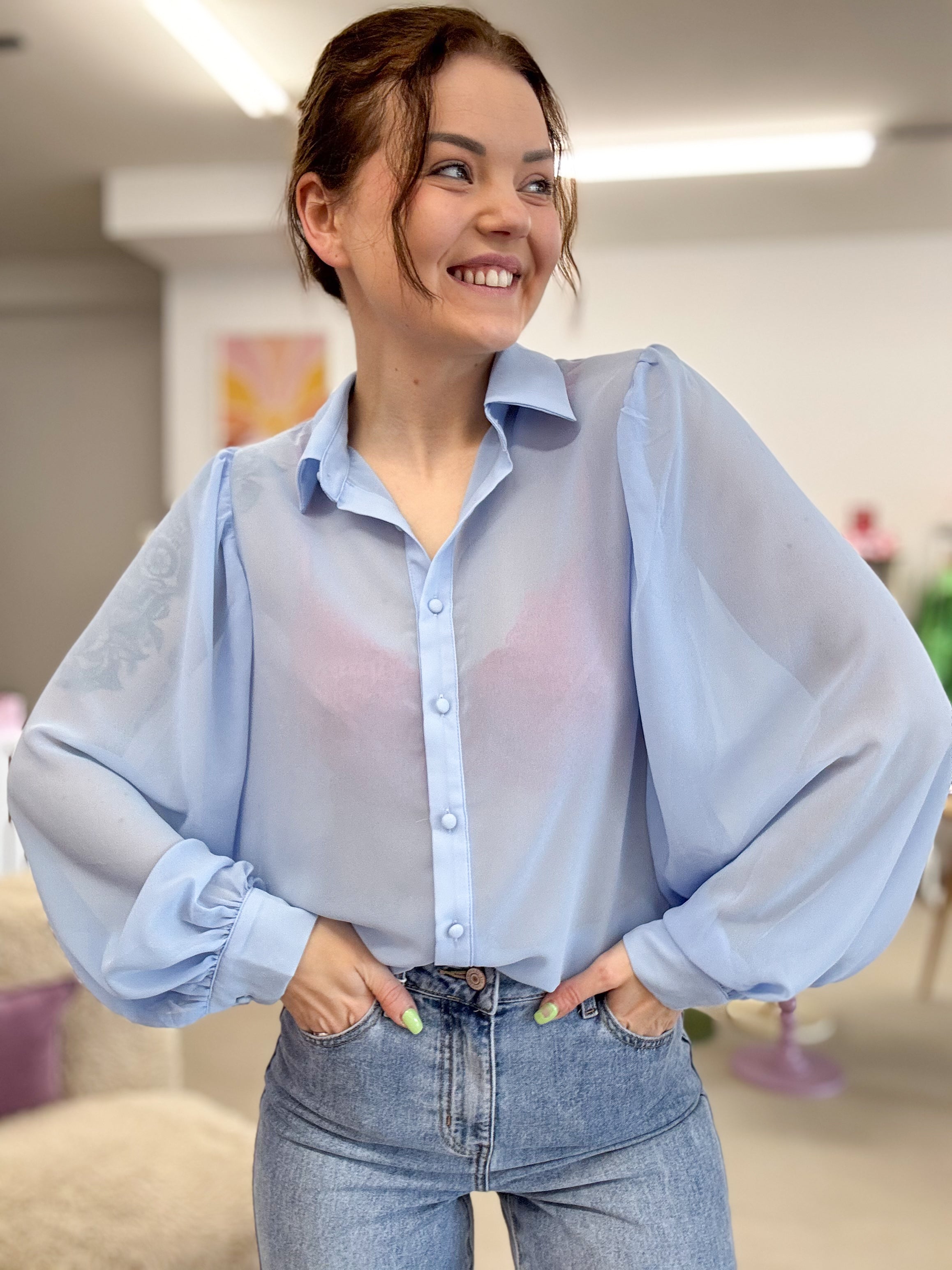 Ana blouse - Blue