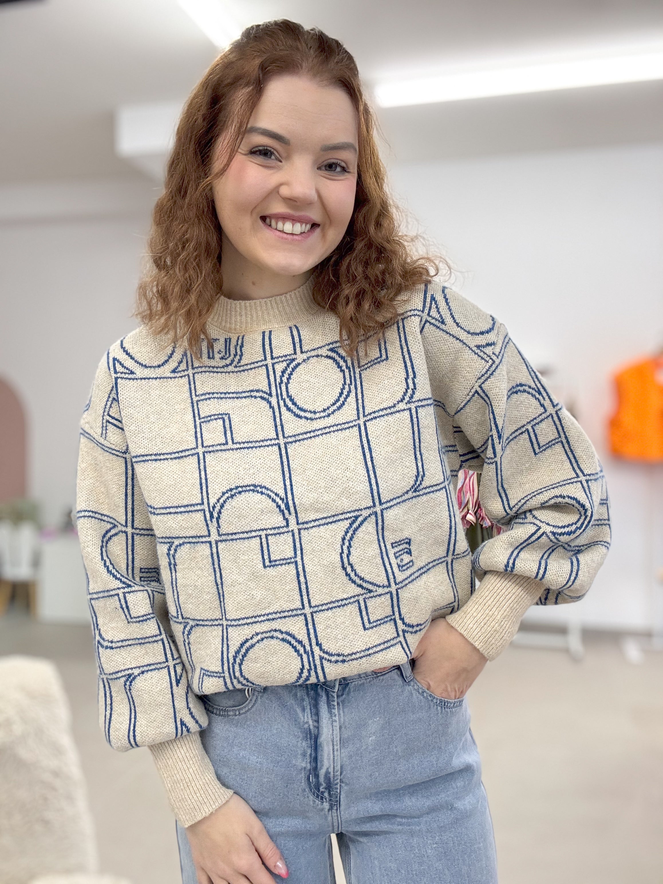 Sweater Adora - Monogram print