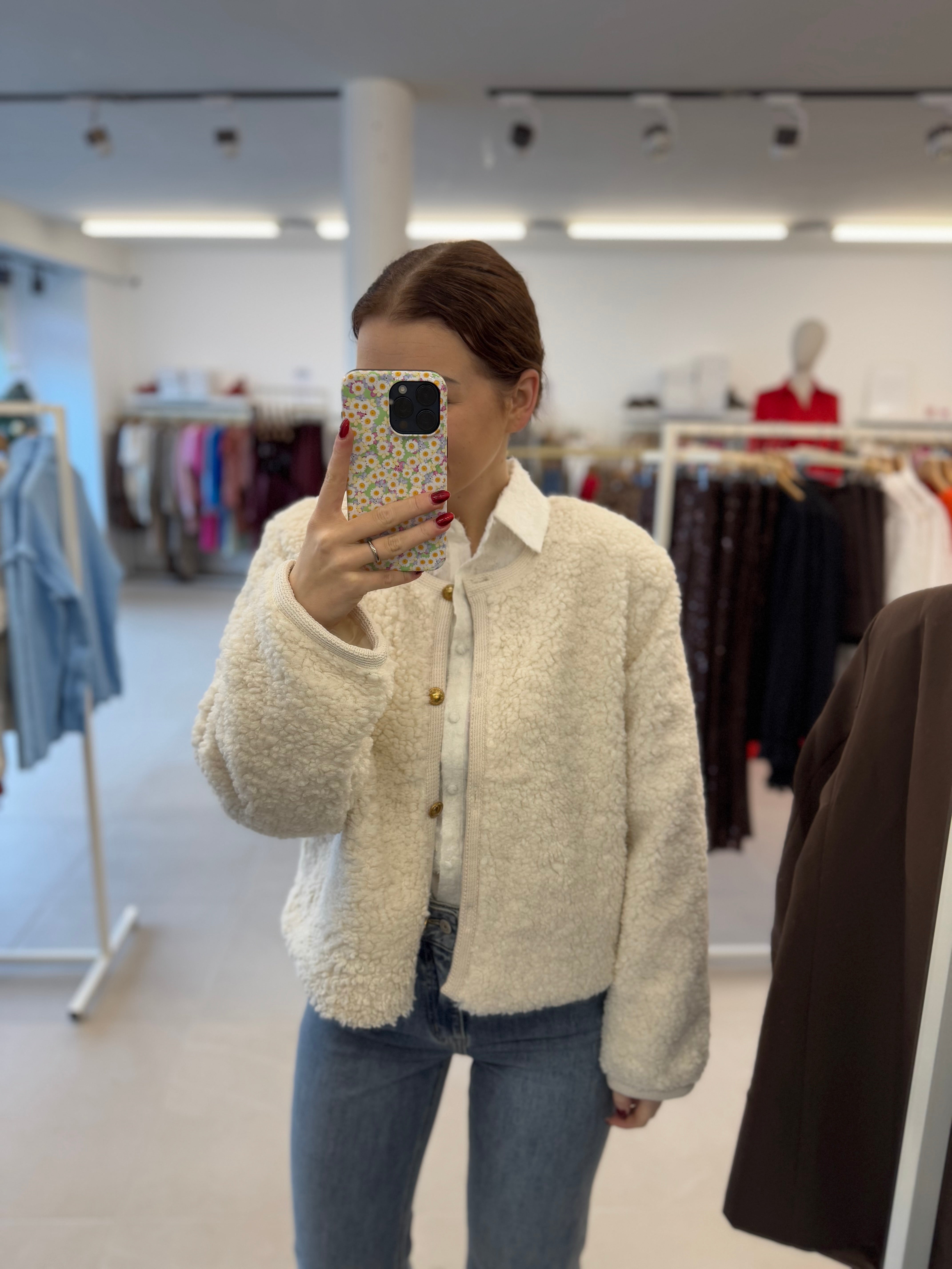 Teddy jacket - Cream