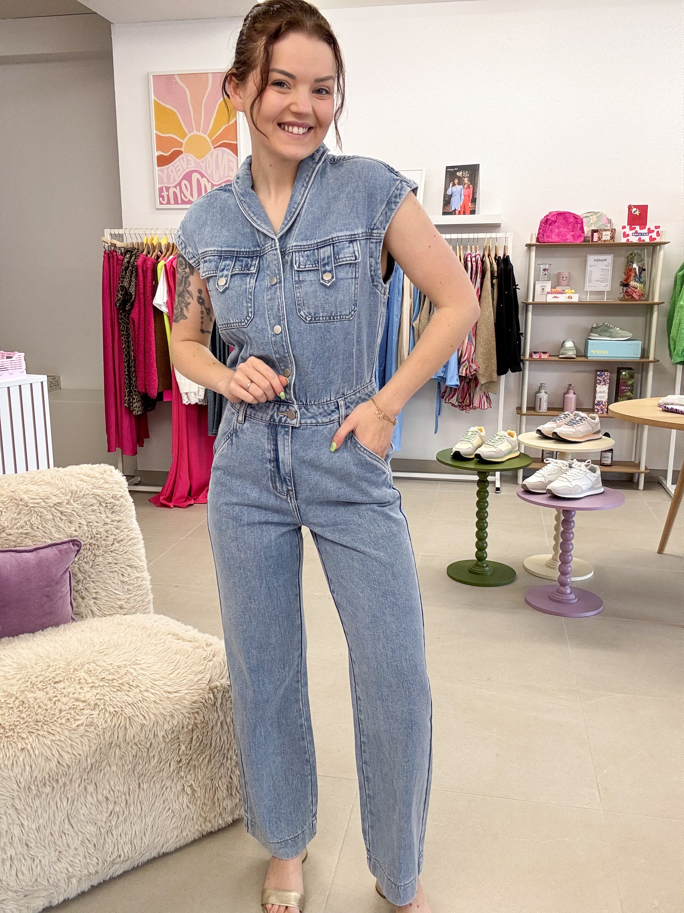 Marie jeans jumpsuit