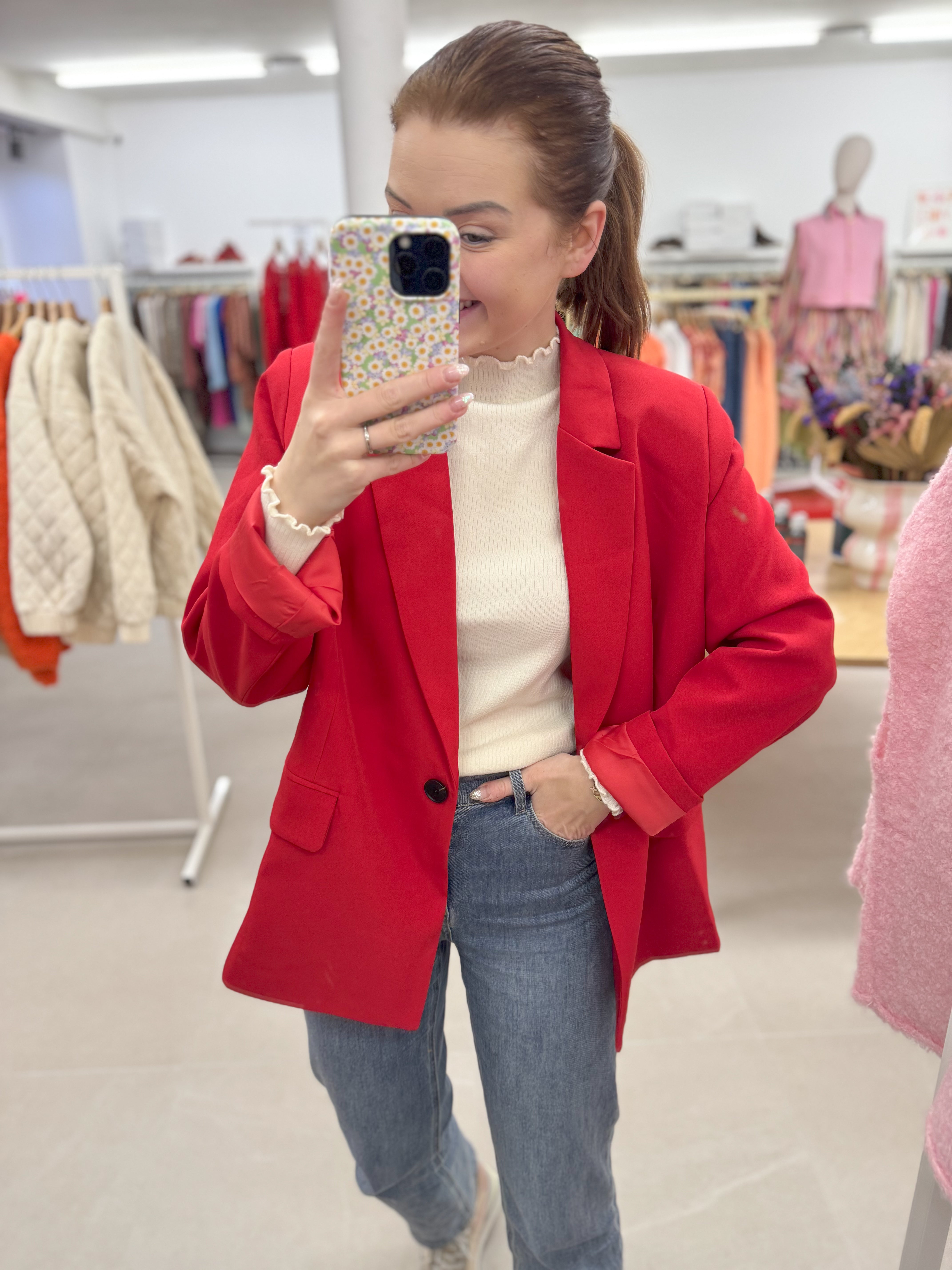 Spring blazer - Red