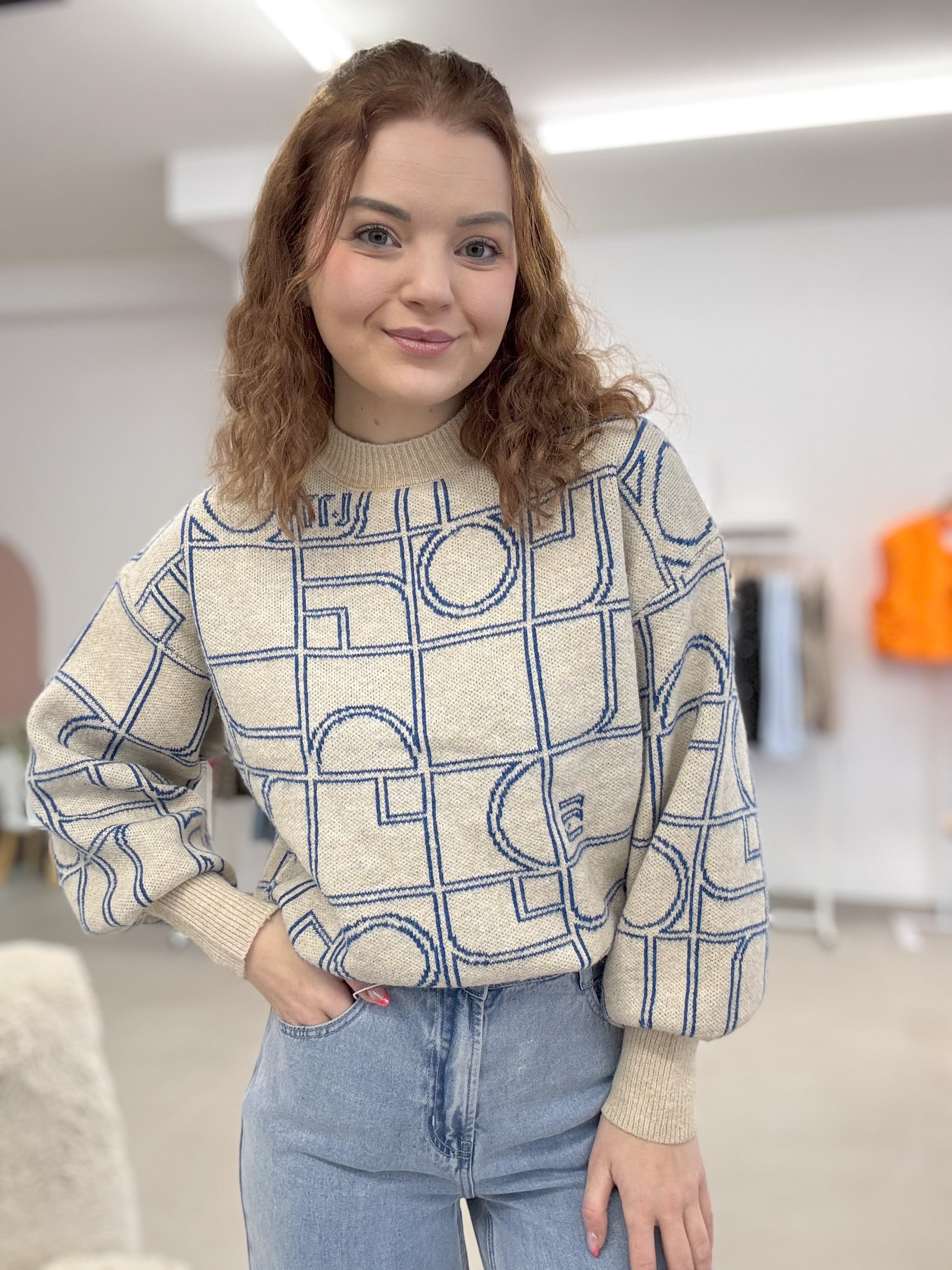 Sweater Adora - Monogram print