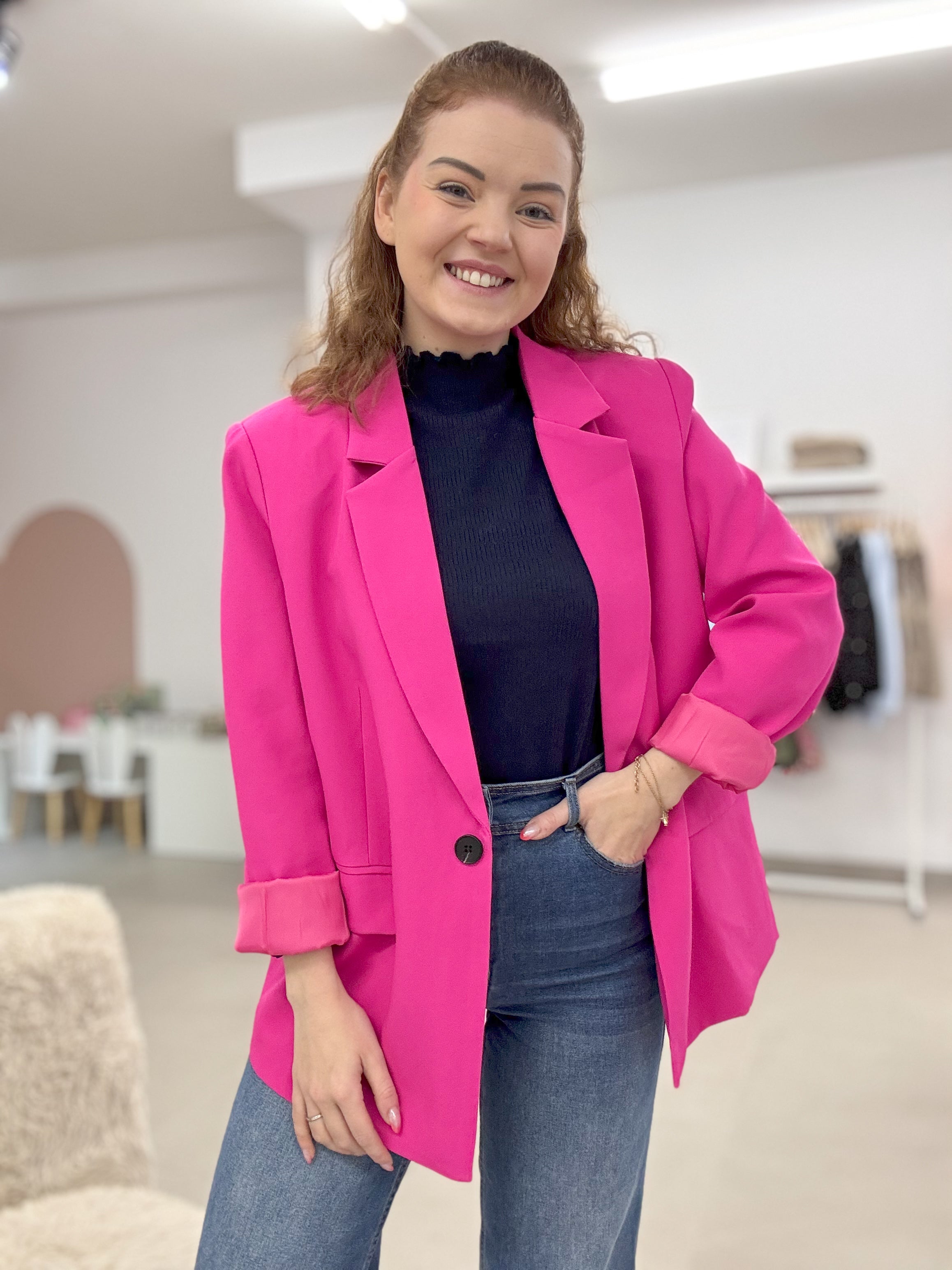 Spring blazer - Fuchsia