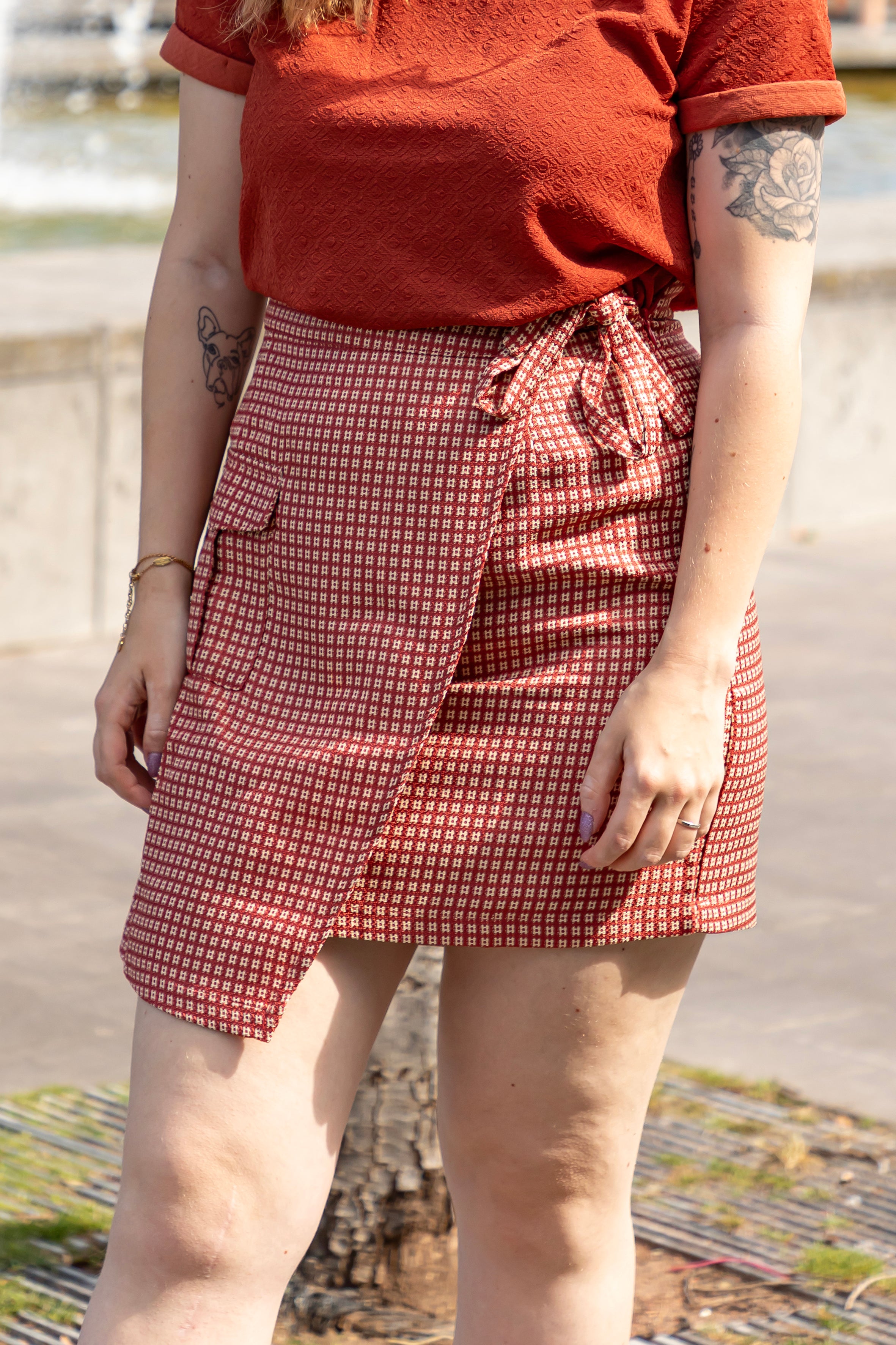 Skirt Malaya - Red