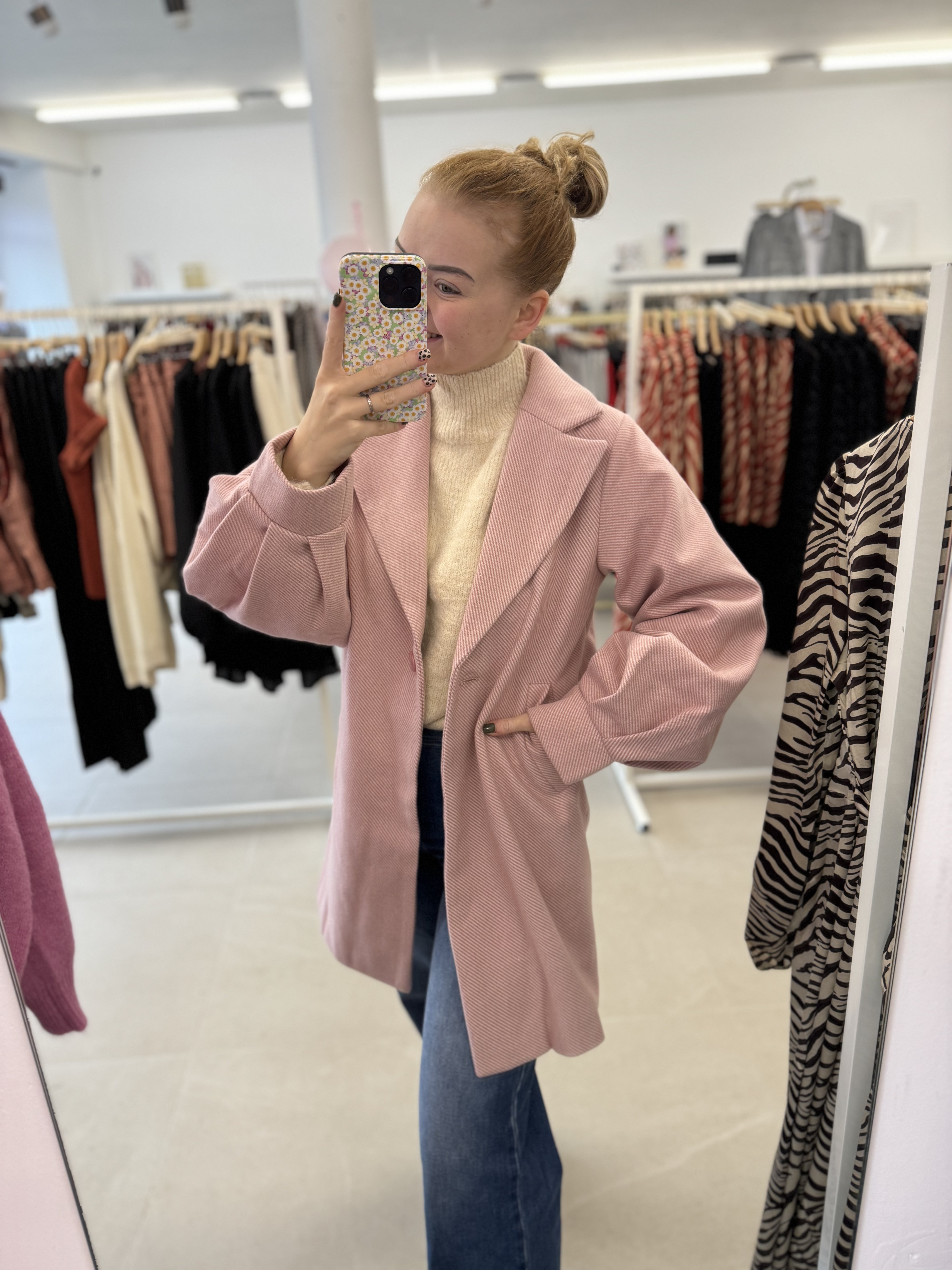 Matilda puff coat - Pink