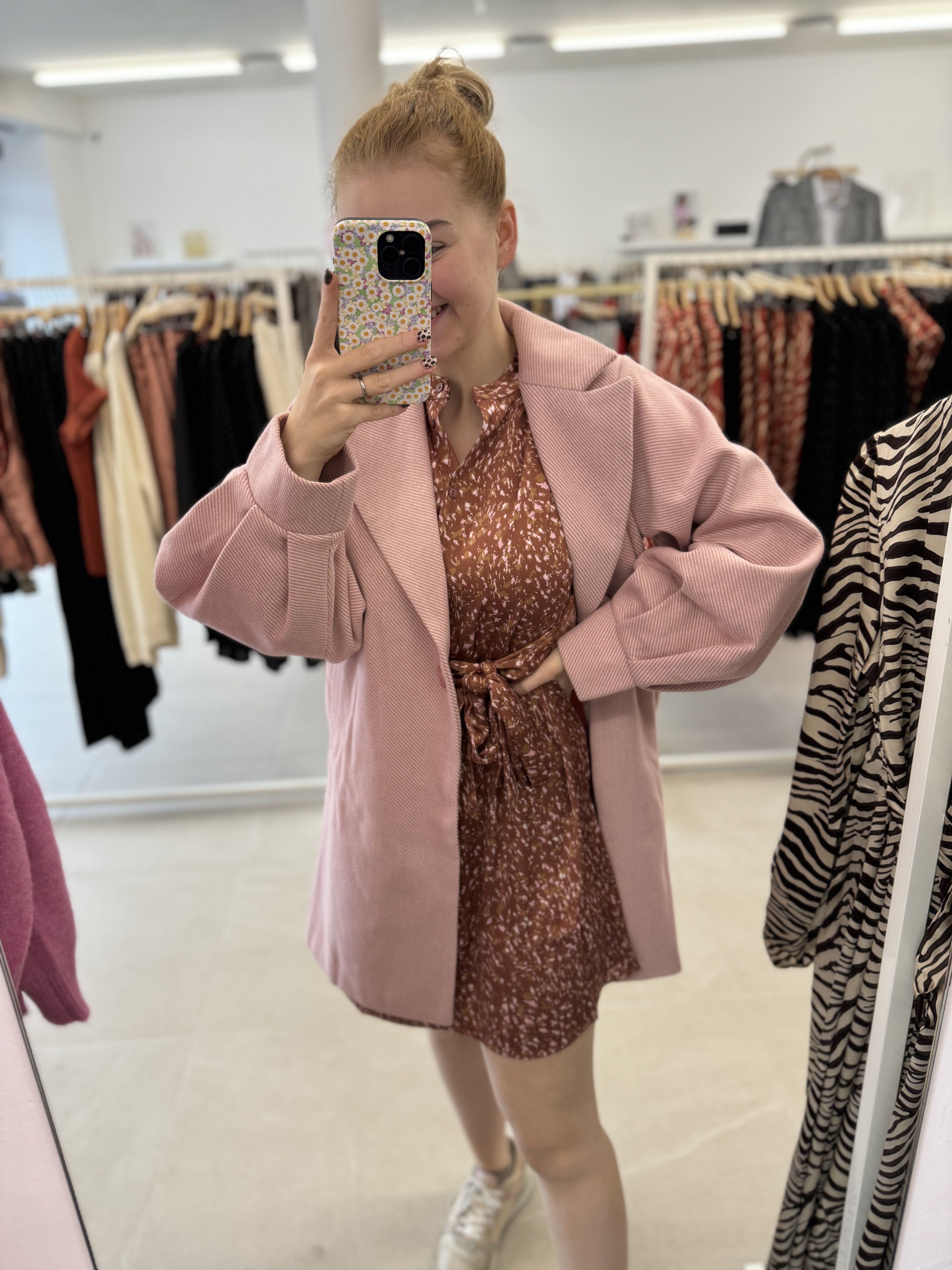 Matilda puff coat - Pink